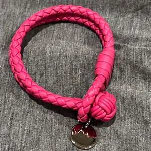 Bottega Veneta Hot Pink Bracelet